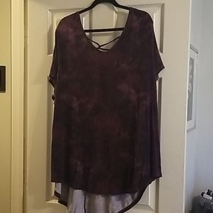 Purple and Black tunic